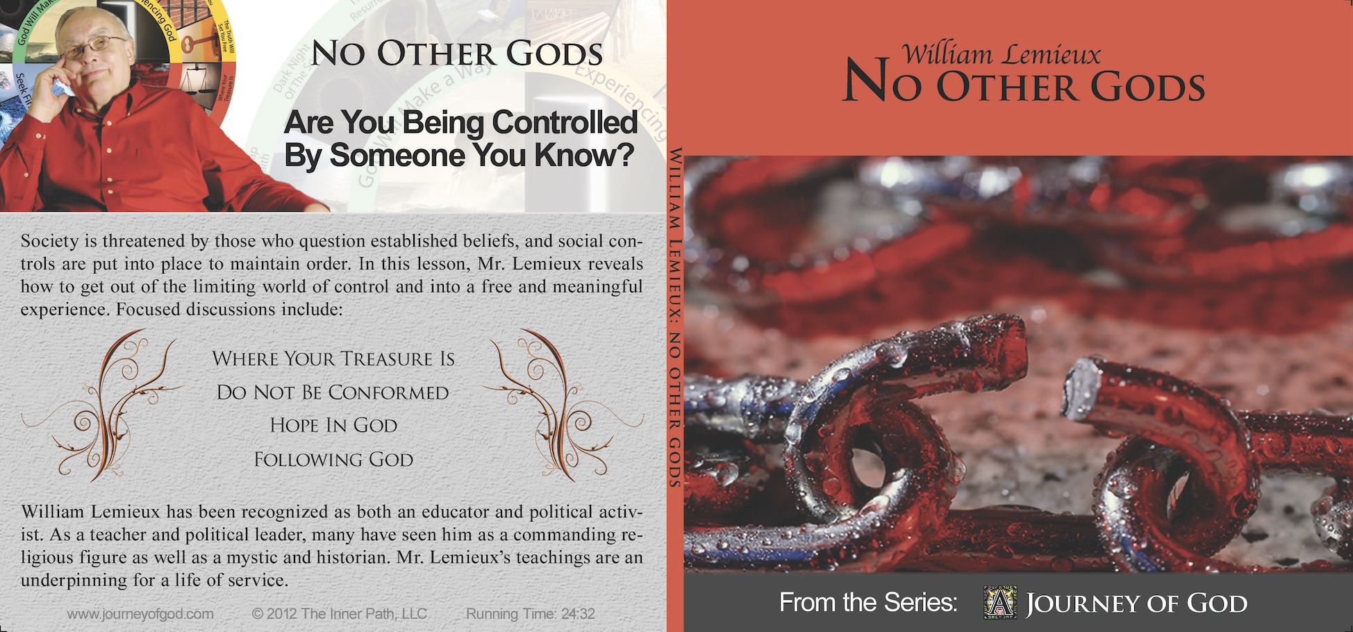 No Other Gods — interior and cover spread