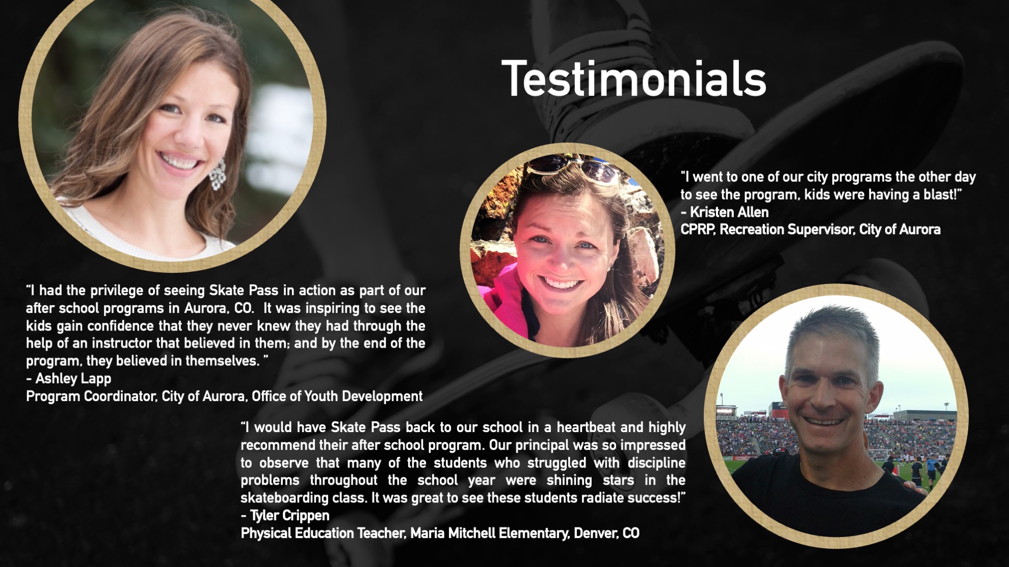 Skate Pass — Testimonials