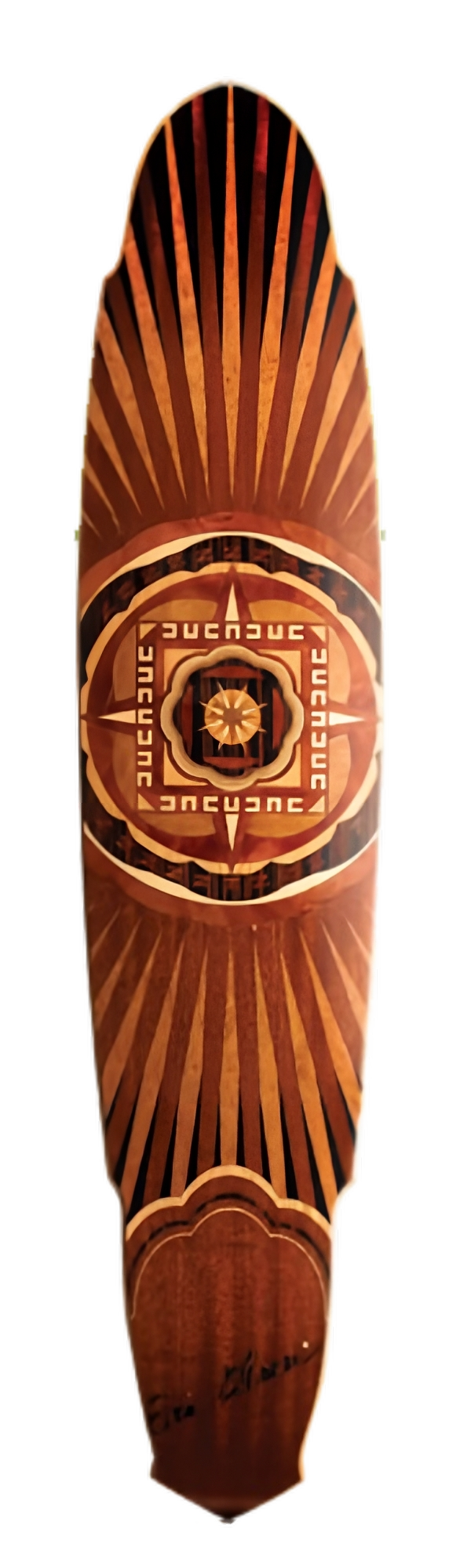 Skate 01 — laser-cut wood laminate deck